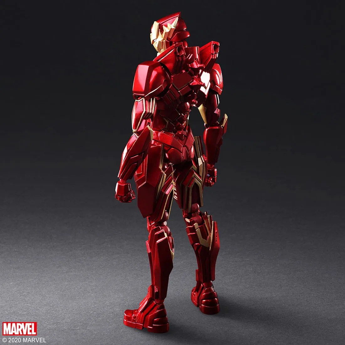 Square Enix Marvel Universe Variant Bring Arts Iron Man Figure (red)