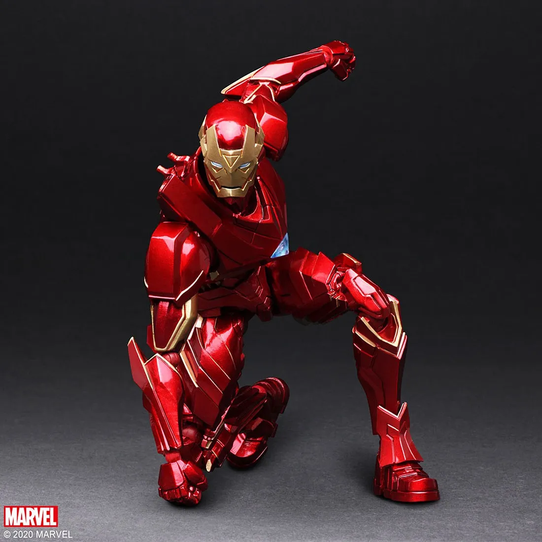 Square Enix Marvel Universe Variant Bring Arts Iron Man Figure (red)