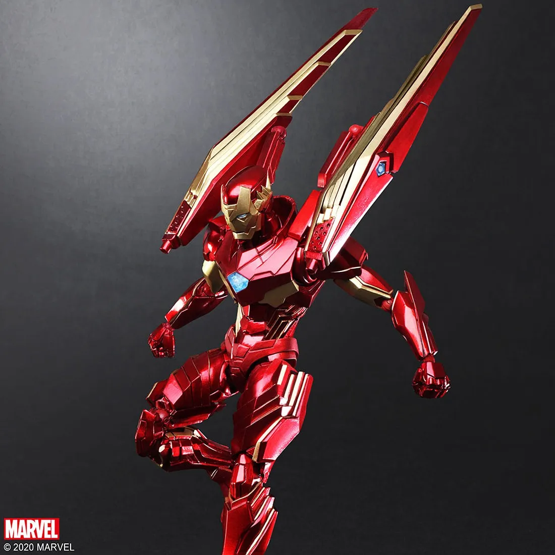 Square Enix Marvel Universe Variant Bring Arts Iron Man Figure (red)