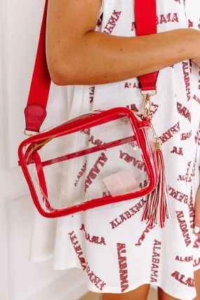 Stadium Ready Crossbody in Red