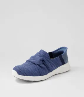 SUPERSOFT Kurses Blue Marle Fabric Sneakers