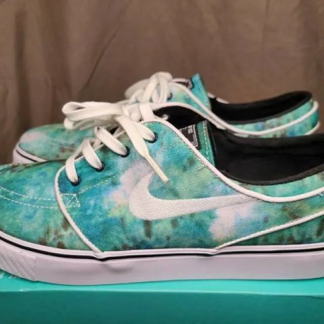 Sz 10 nike sb zoom stefan janoski qs air retro skateboard turbo green