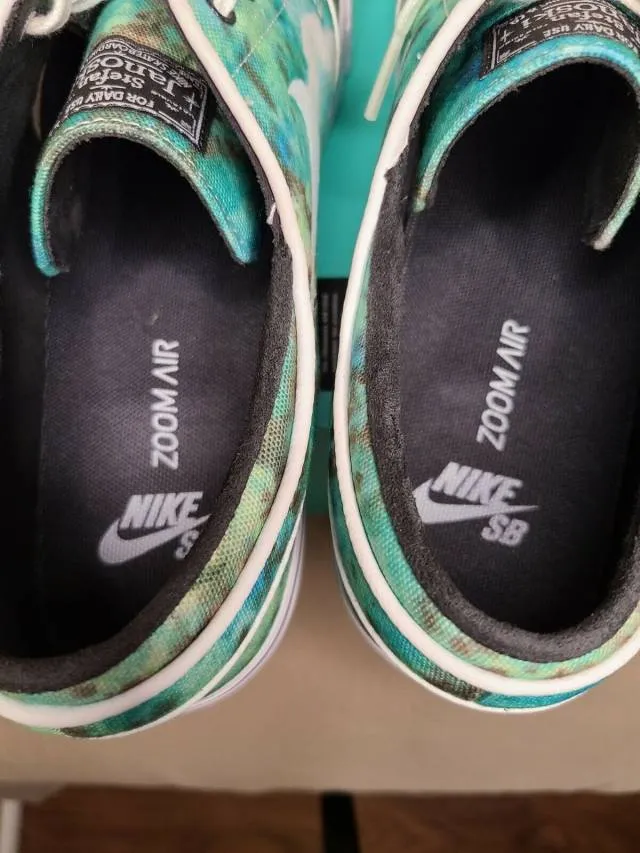 Sz 10 nike sb zoom stefan janoski qs air retro skateboard turbo green