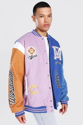 Tall Limited Ed. Colourblock Varsity Jacket