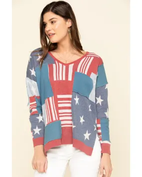 Tasha Polizzi Women's Flag Patch Pullover