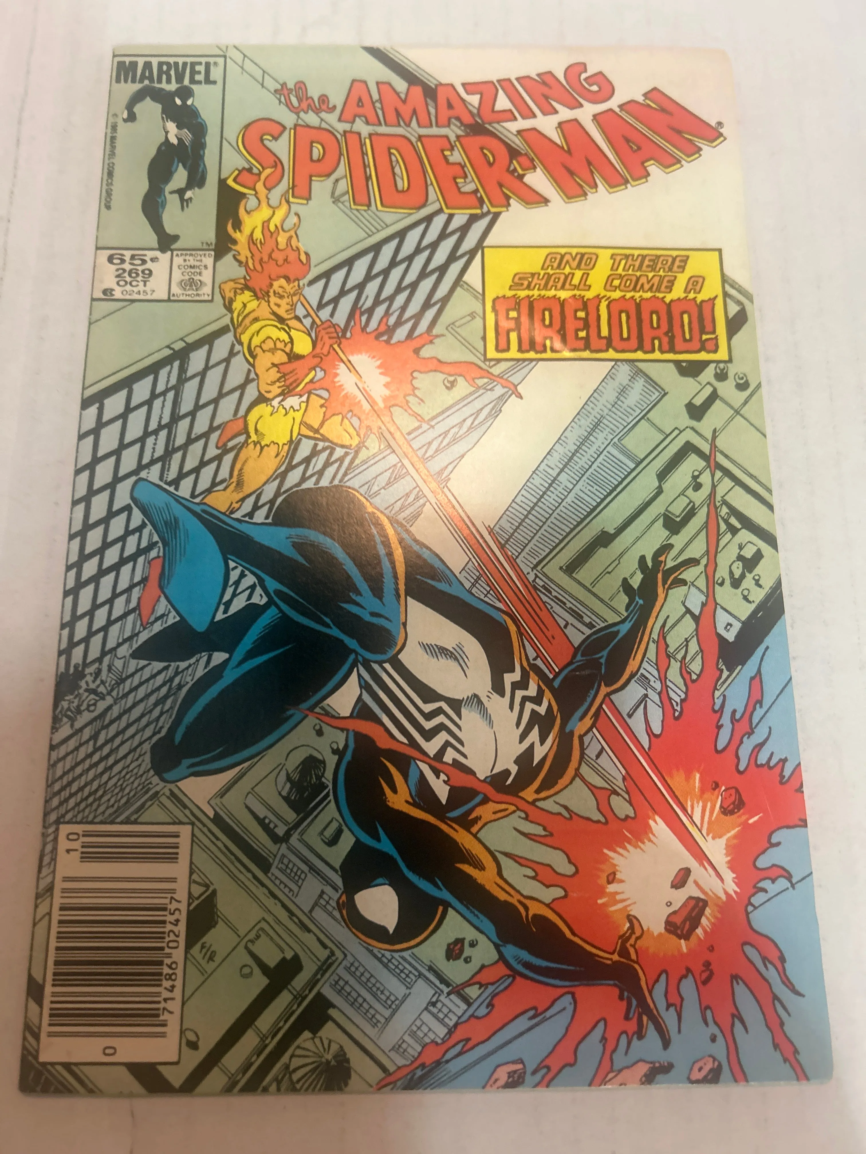 The Amazing Spider-Man by Marvel Comics Group And there Shall Come a Firelord! #269 Comic Book