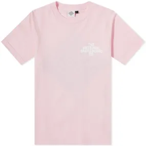 The National Skateboard Co. Block Logo TeePink