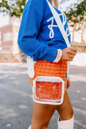 Top Of The Charts Clear Crossbody In Ivory