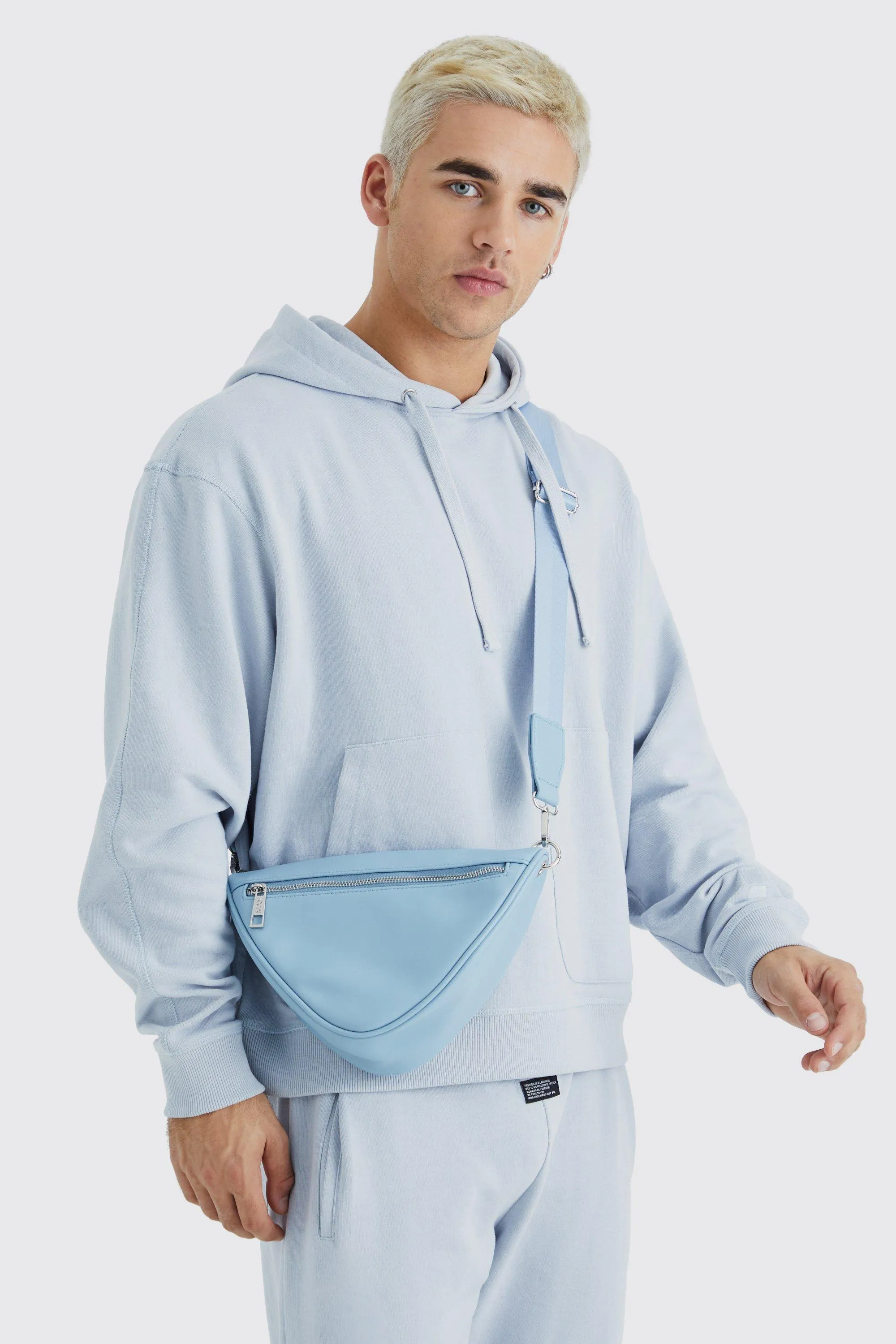 Triangle Cross Body Bag | boohooMAN UK