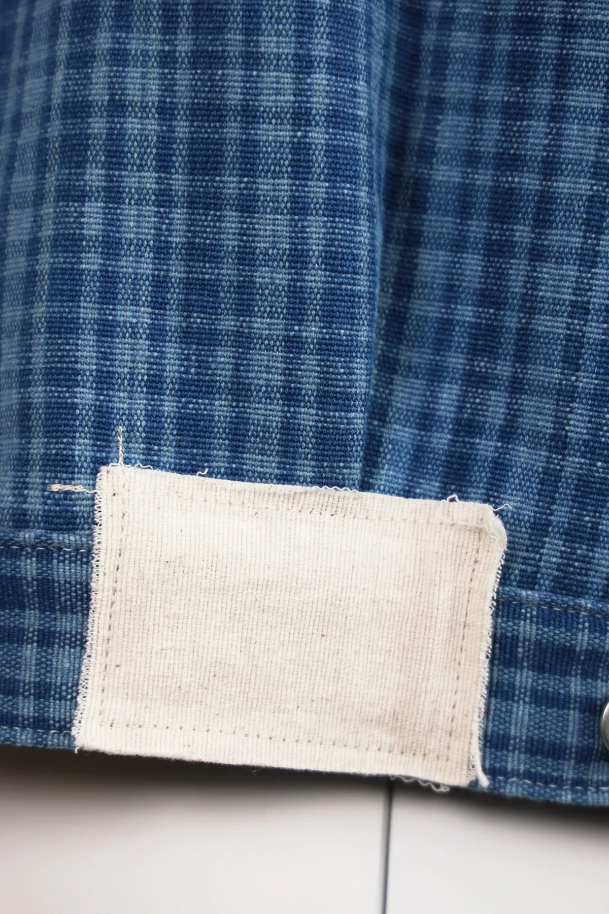 Tuesday Jacket - Indigo Mini Check