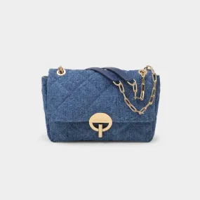 Vanessa Bruno  Moon Mm Hobo Bag - Vanessa Bruno -  Indigo - Leather