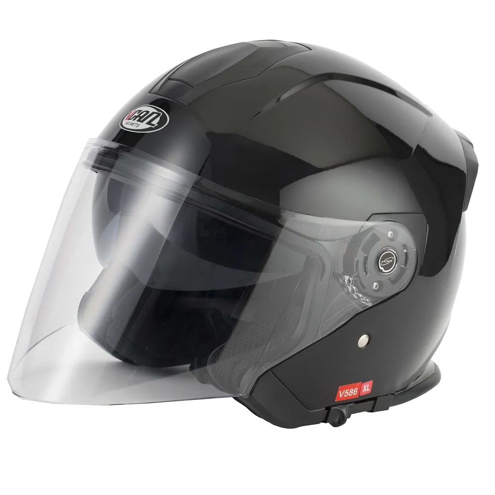 Vcan H586 Plain Helmet - Black