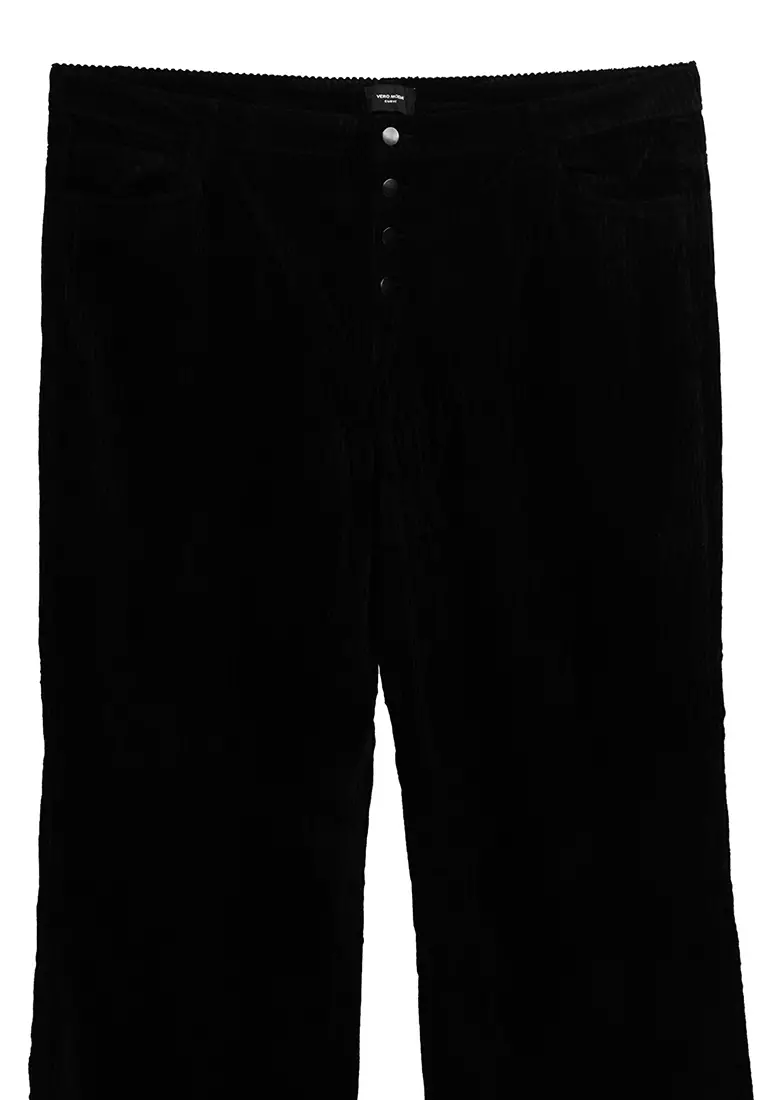 Vero Moda Plus Size Kathy Shr Wide Cord Pants