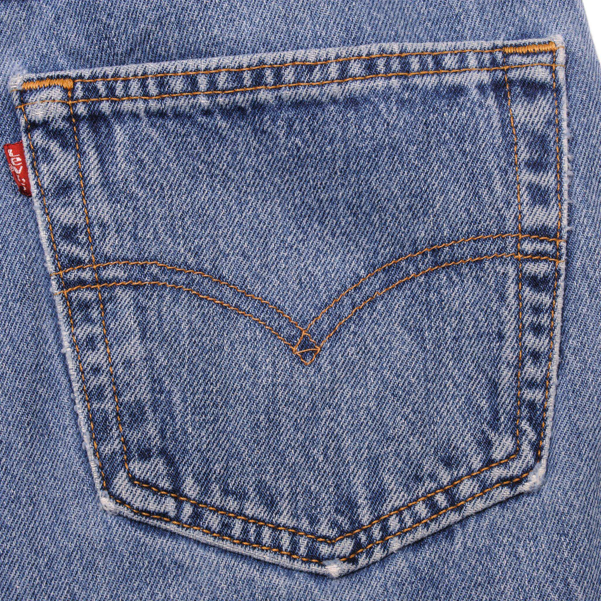 VINTAGE LEVIS 501 JEANS INDIGO 90s WOMAN SIZE W30 L31 MADE IN USA