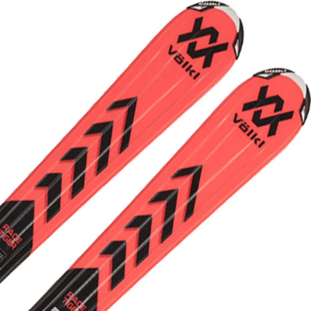 V\u00f6lkl - Racetiger JR Red 23/24 Kids Ski with Binding (80-130cm)