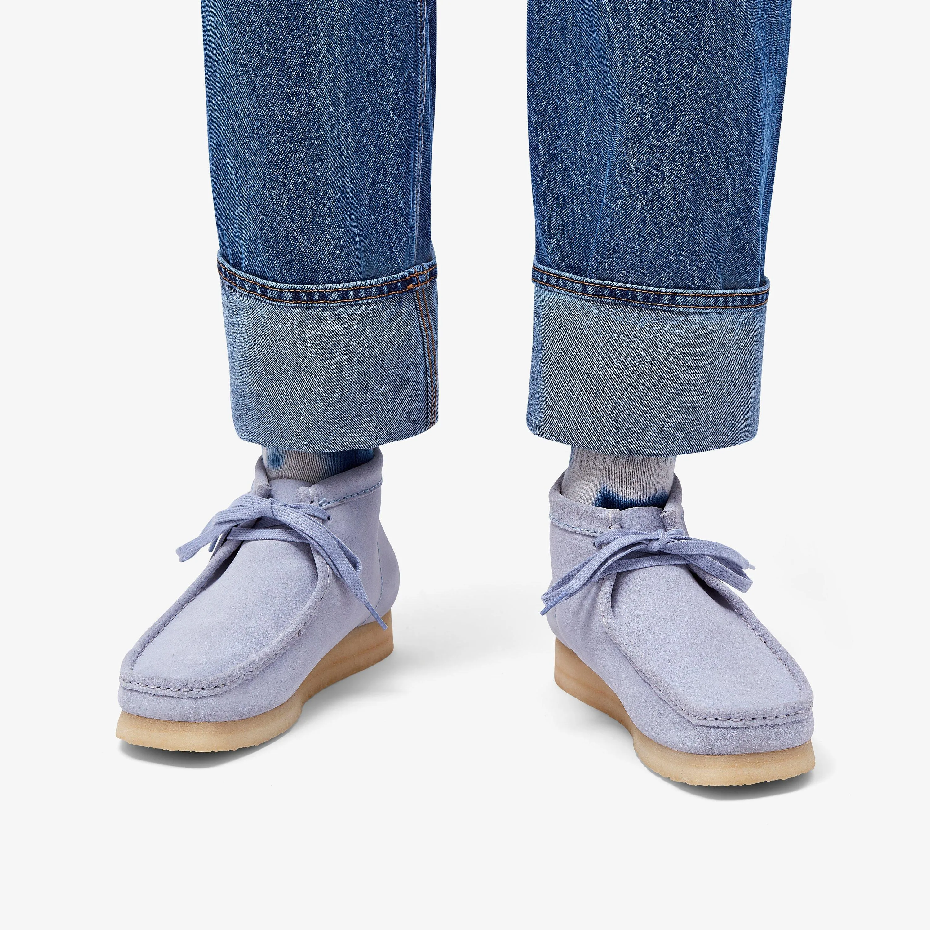 Wallabee Boot Cloud Grey Suede