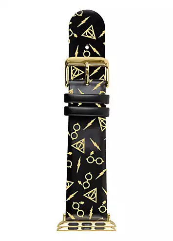 Warner Brothers Harry Potter Black Printed Apple Band | Kaleidoscope