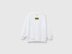 White Batman ©&™ DC Comics sweatshirt - White | Benetton