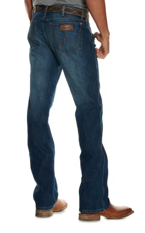 Wrangler Retro Men's Mount Bonnell Medium Wash Slim Fit Boot Cut Jean - Cavender's Exclusive